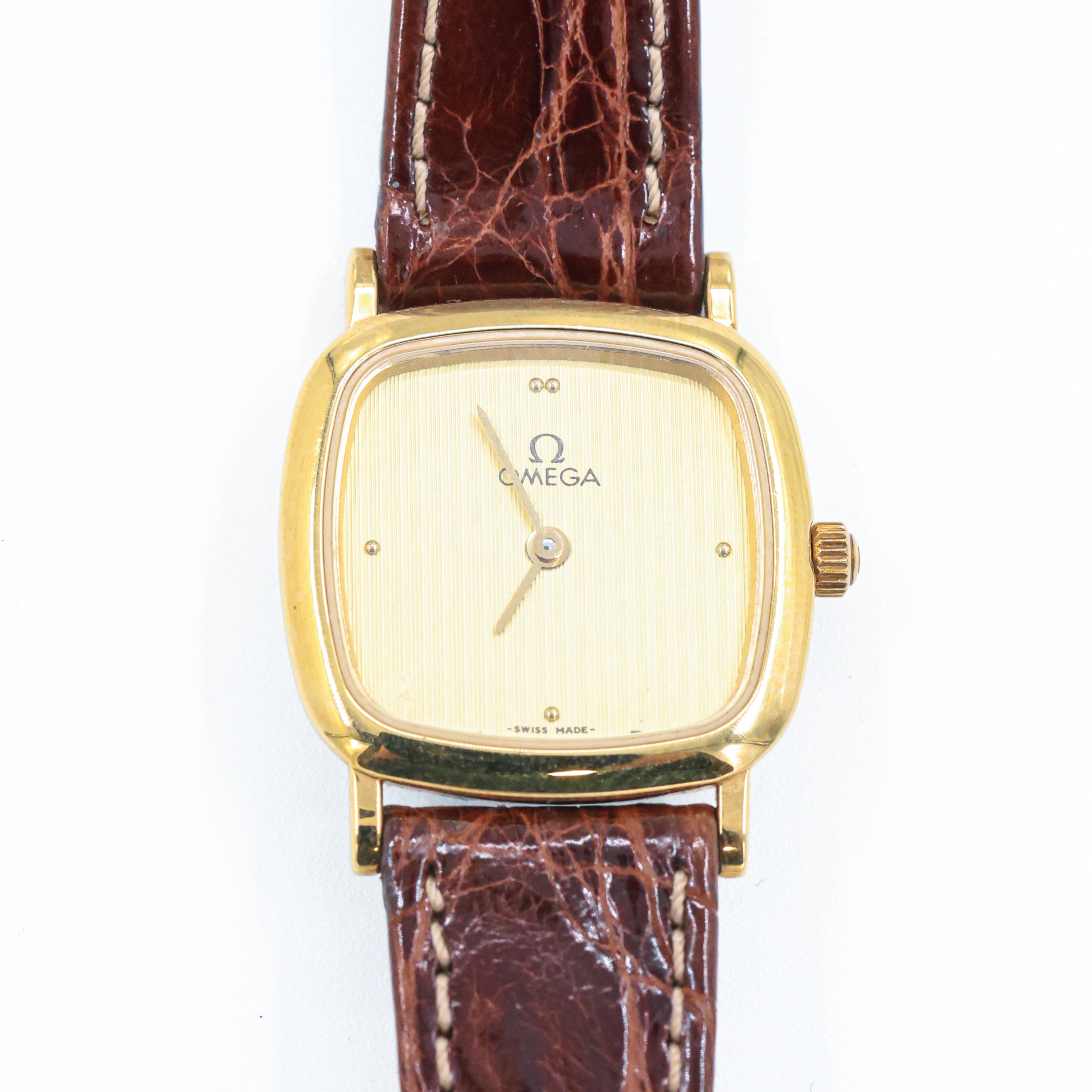 1980s Omega De Ville Cushion Case