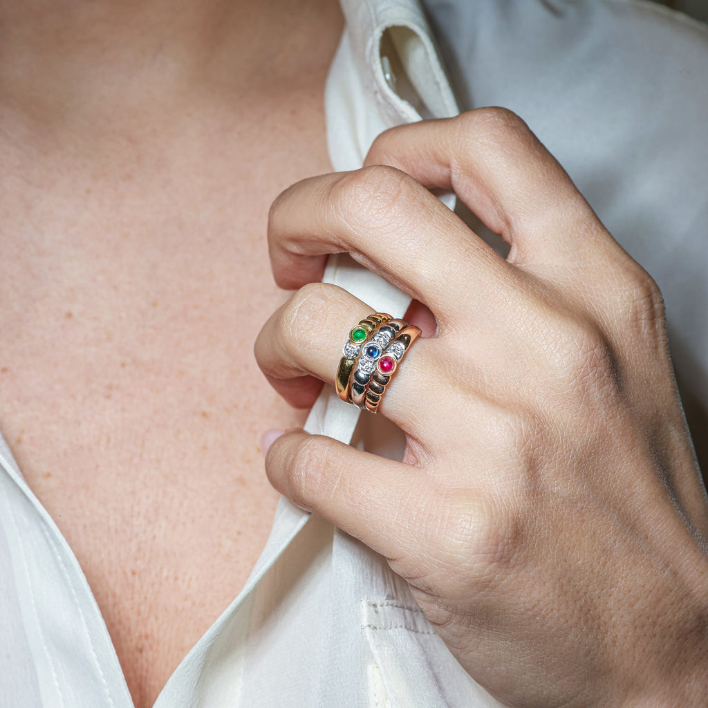 Three Connected Rings