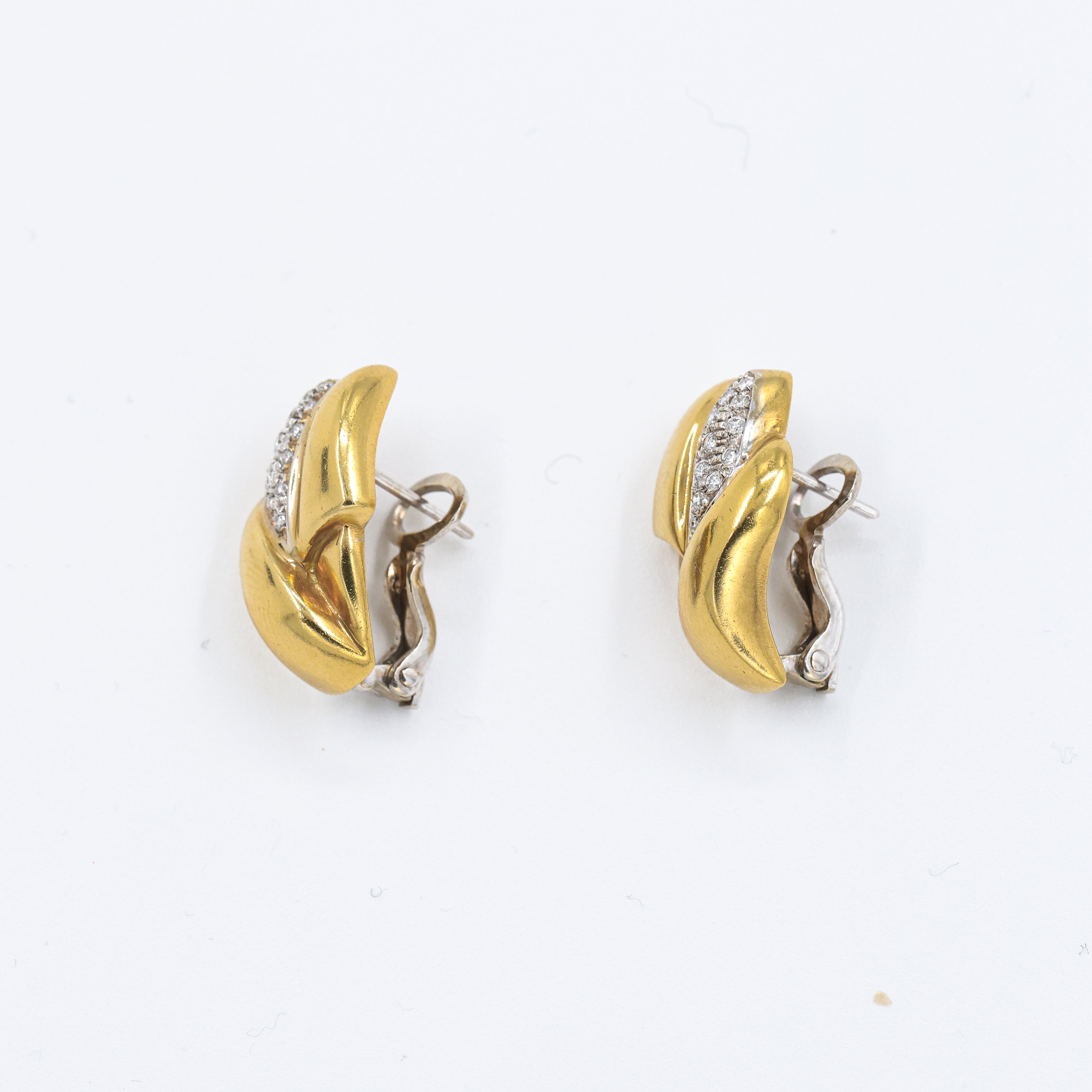 1980s Earrings with Diamonds