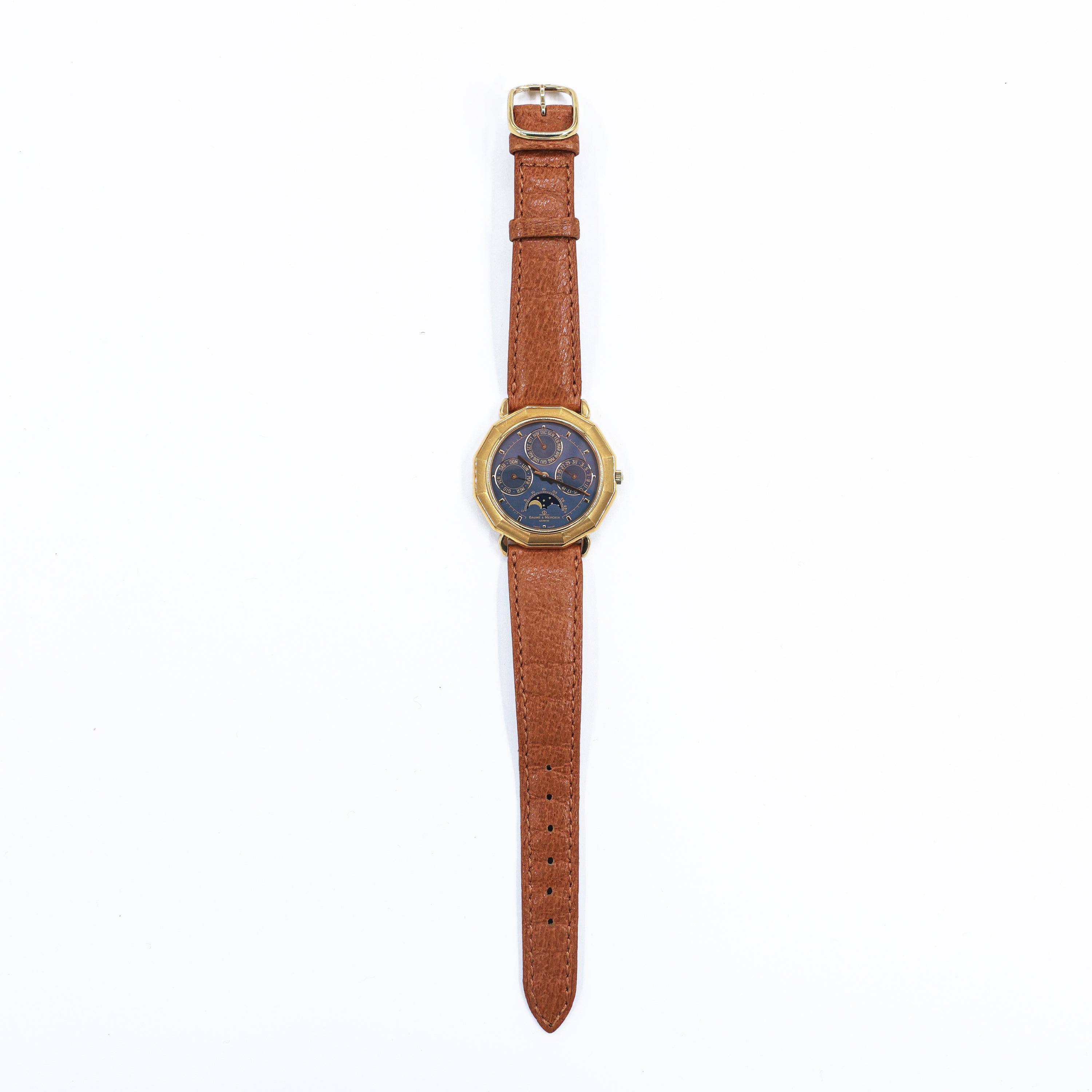 1980s Baume & Mercier Riviera Perpetual Calendar
